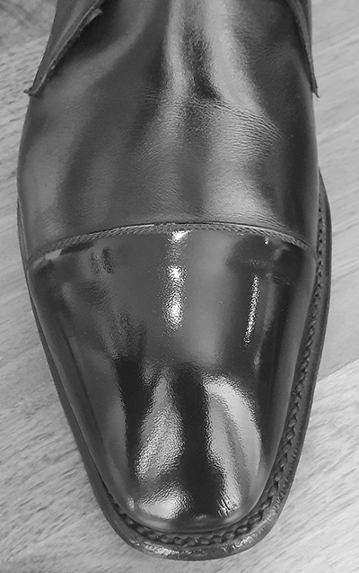 shinier mens derby shoe
